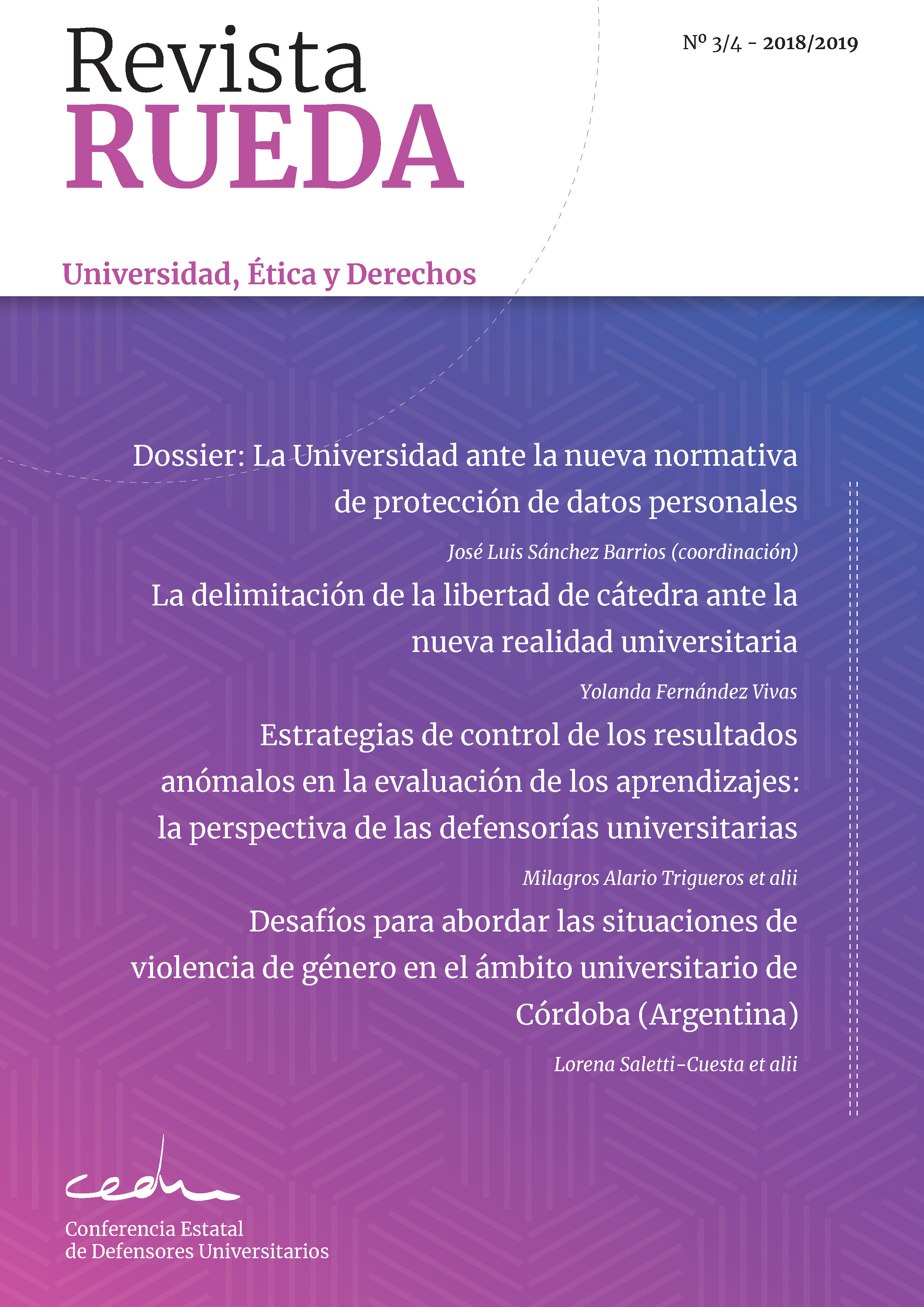 Revista Rueda Num. 3-4- 2018/2019