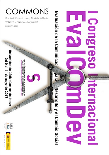 					Ver Vol. 6 Núm. 1 (2017): Monográfico sobre Evaluación de la Comunicación para el Desarrollo y el Cambio Social
				