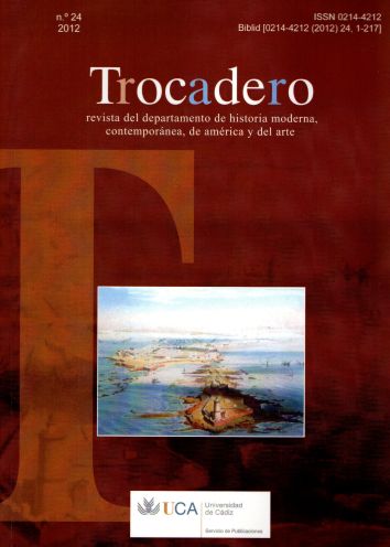 					Ver Núm. 24 (2012): Trocadero. Revista del Departamento de Historia Moderna, Contemporánea, de América y del Arte
				