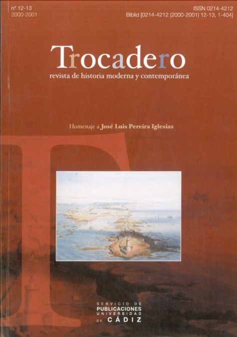 					Ver Núm. 12-13 (2001): Trocadero. Revista de Historia Moderna y Contemporánea
				