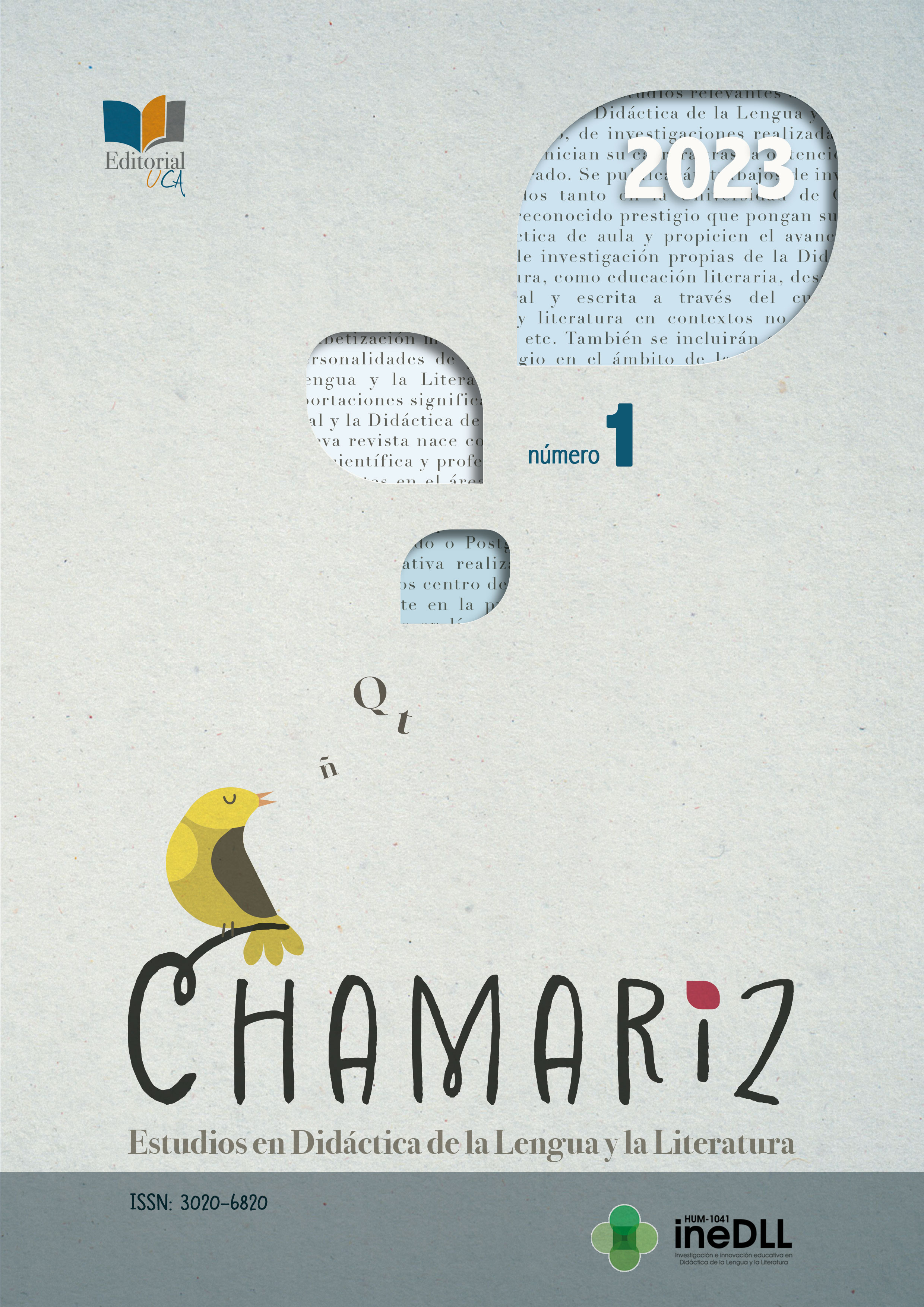 Chamariz: estudios en Didáctica de la Lengua y la Literatura